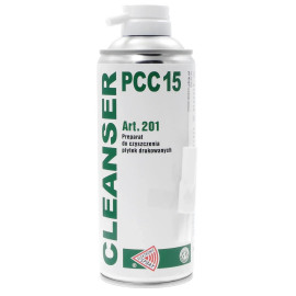 Cleanser PCC 15 spray 400 ml, do czyszczenia płytek drukowanych po lutowaniu, Micro Chip Elektronic MCE201 PCB