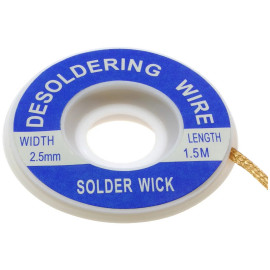 Plecionka lutownicza 2,5 mm × 1,5 m, WICK 2.5