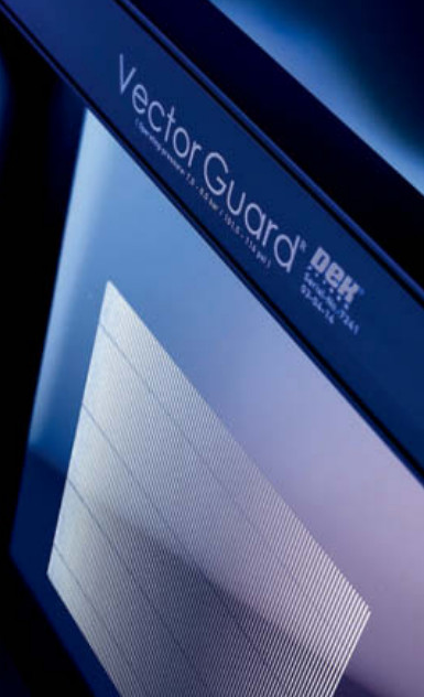 Fotografia 5. Szablon VectorGuard firmy ASM (DEK)