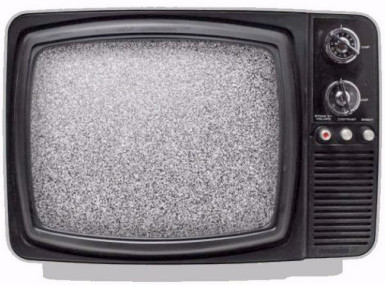 Znany obraz szumów na starej telewizji analogowej