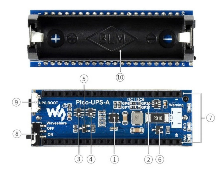 Rysunek 1. Moduł Pico-UPS-A [4]