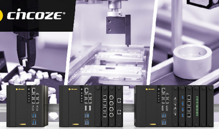 Komputery Cincoze MD-3000 na szynie DIN dla systemów wizyjnych