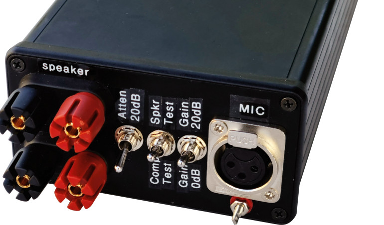 Przystawka do pomiaru zespołów głośnikowych