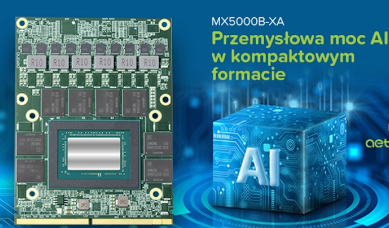 Moduł graficzny MX5000B-XA firmy Aetina