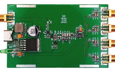 Wzmacniacz dystrybucyjny do warsztatowego generatora OCXO