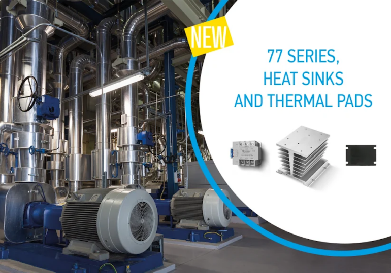 Nowe modele radiatorów i podkładek termicznych dla przekaźników SSR z serii 77