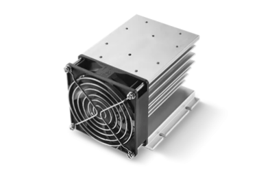 Przykładowy radiator z wentylatorem