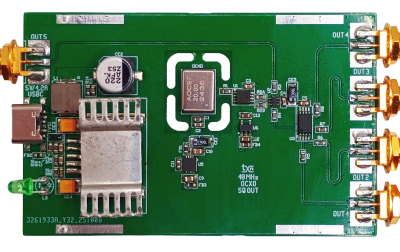 Warsztatowy generator OCXO 10 MHz