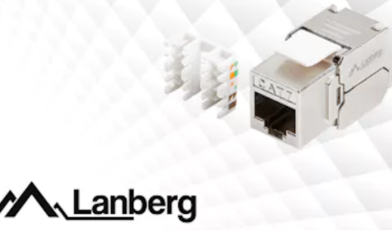 Gniazda ethernetowe Lanberg do montażu na przewodzie