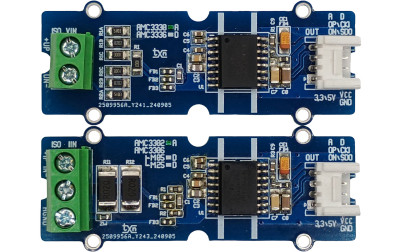 Izolowane moduły pomiarowe prądu i napięcia z interfejsem Grove