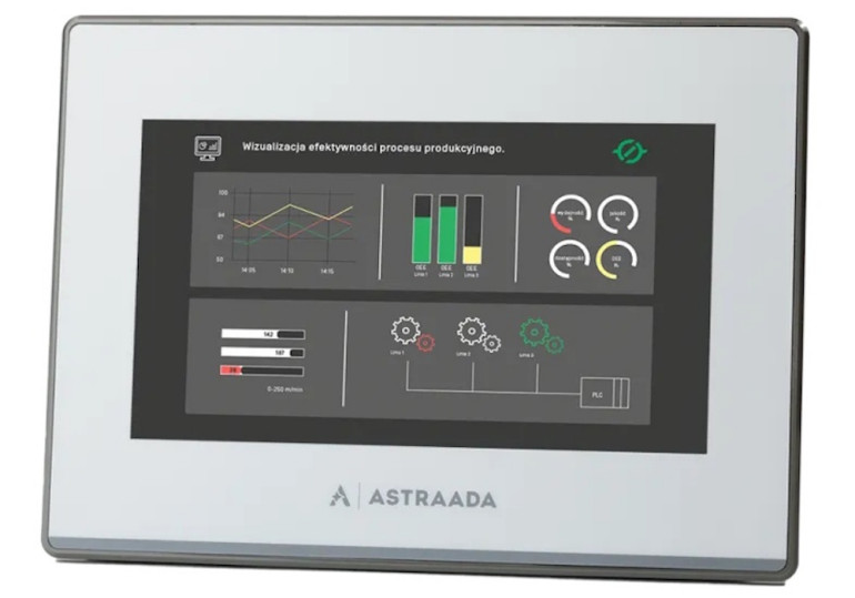Dotykowy panel operatorski AS45TFT0703