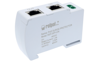 Ogranicznik przepięć RSP-05P1-DIN dla sieci Ethernet