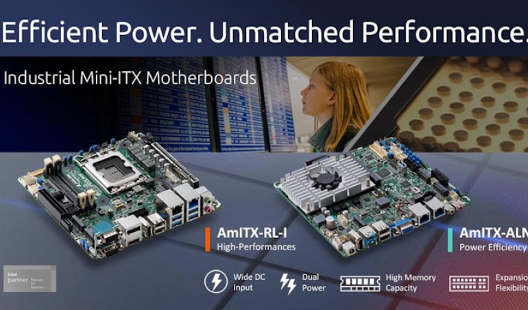 Płyty główne Mini-ITX z serii AmITX do zastosowań Edge AI i IoT