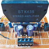 Wzmacniacz stereofoniczny z wykorzystaniem STK435