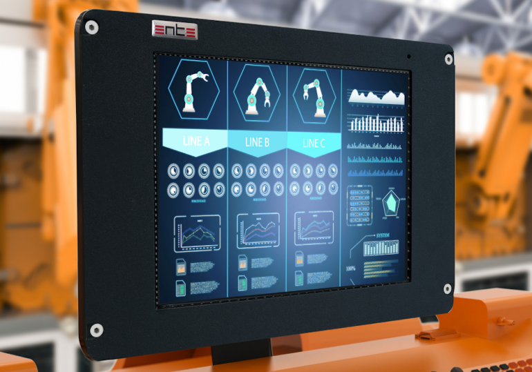 Panel operatorski HMI produkcji ENTE o przekątnej 10