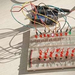 Sznur migających światełek dekoracyjnych z Arduino