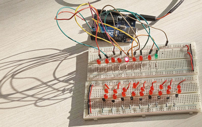 Sznur migających światełek dekoracyjnych z Arduino