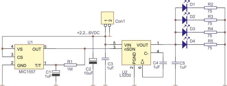 Rys. 1. Schemat elektryczny urządzenia