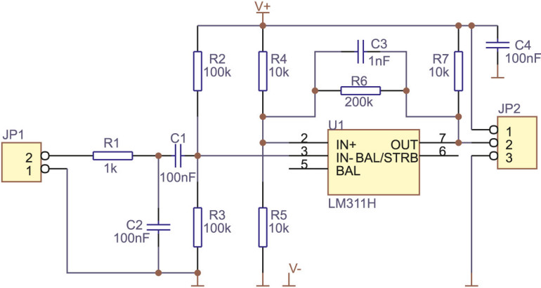 Rys. 1. Schemat elektryczny urządzenia