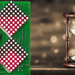 Elektroniczna klepsydra LED