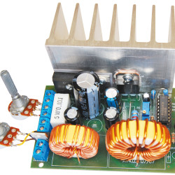 Regulowany stabilizator impulsowy 0-25 V, 0-5 A
