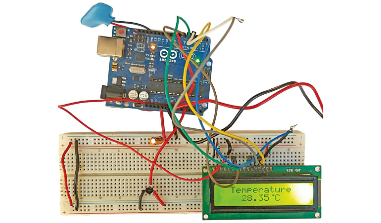 Termometr cyfrowy z modułem Arduino Uno