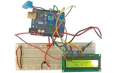 Termometr cyfrowy z modułem Arduino Uno