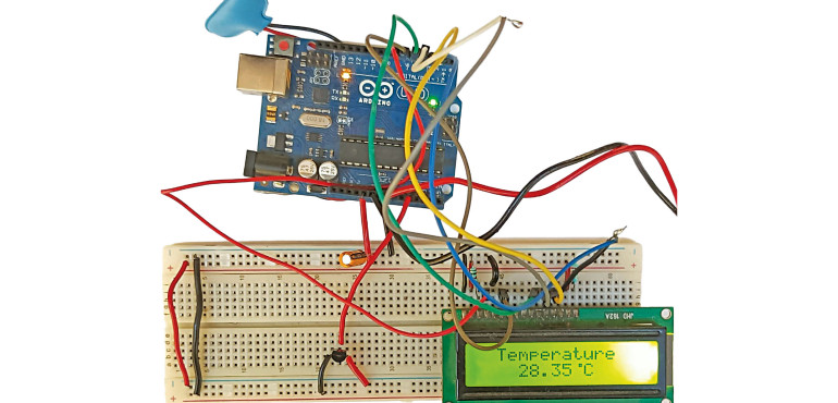 Termometr cyfrowy z modułem Arduino Uno
