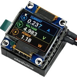 Mini Power Monitor Shield dla OLEDUINO v2 z układem INA219