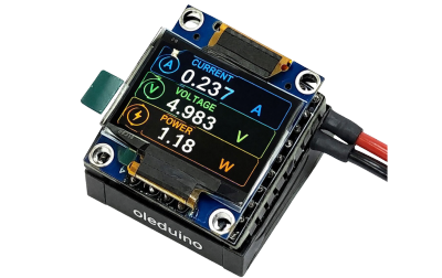 Mini Power Monitor Shield dla OLEDUINO v2 z układem INA219