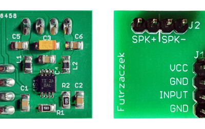 Miniaturowy wzmacniacz audio w klasie D