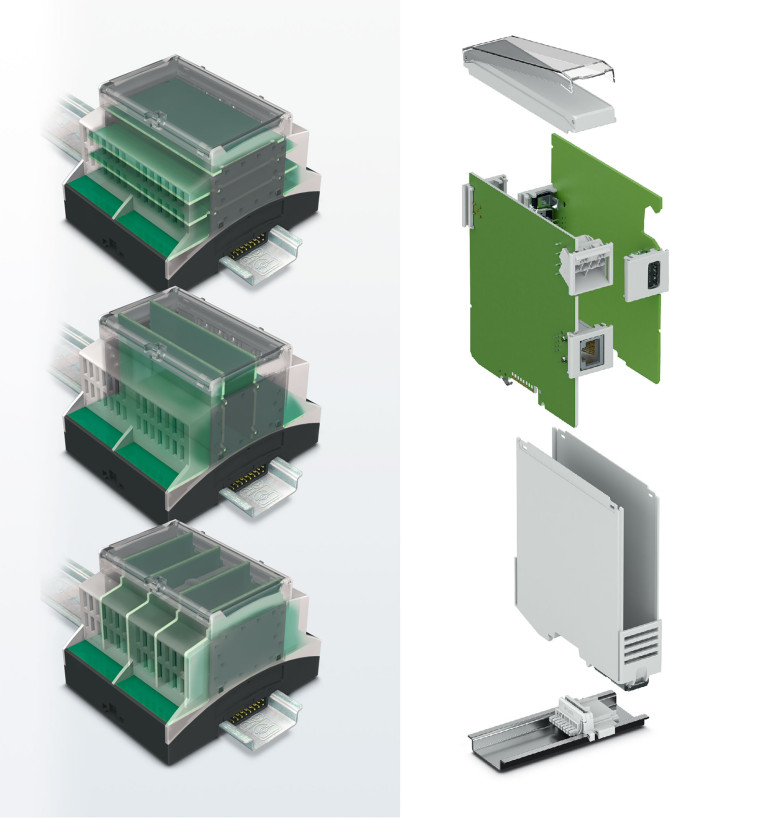 Możliwość montażu wielu płytek PCB